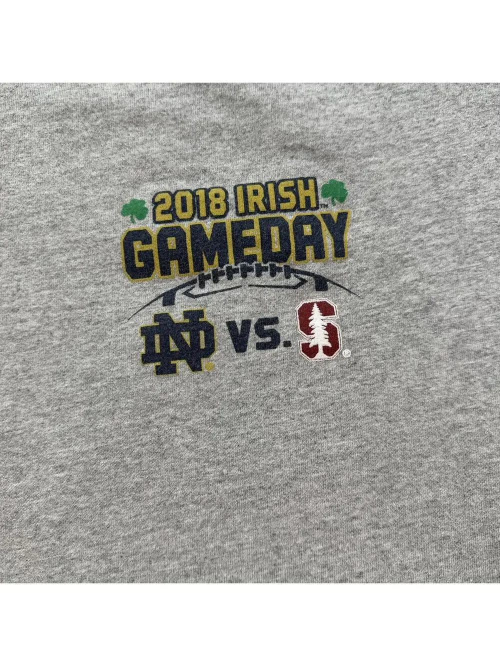 2018 Notre Dame vs Stanford Rivalry Classic Champion T Shirt 2XL NCAA Football